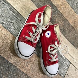 Kids Red Converse Hightop